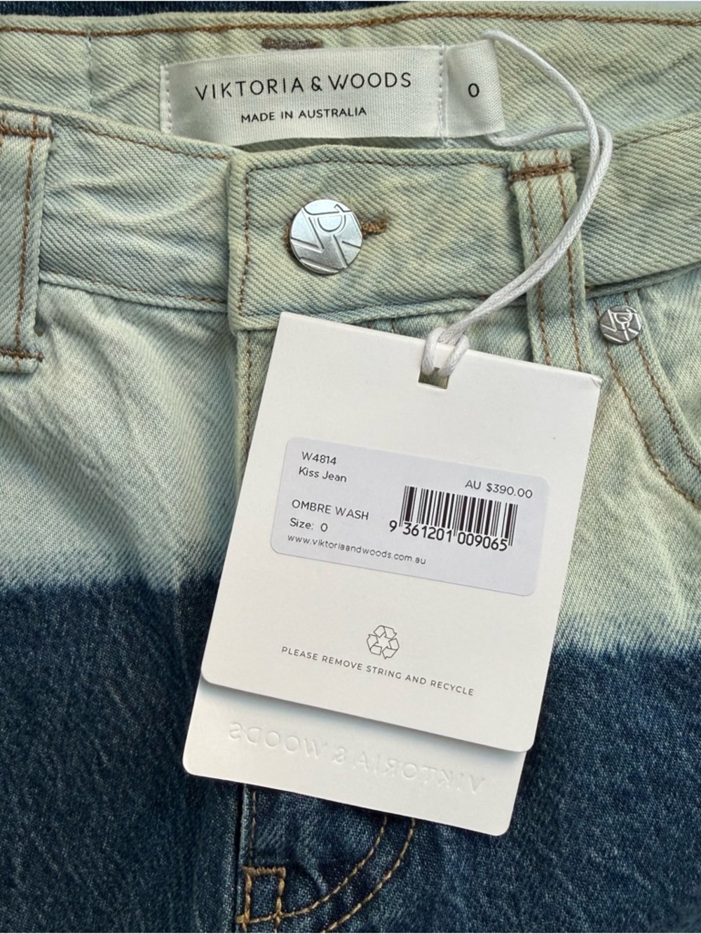 Viktoria & Woods - Kiss Jean Ombré wash - size 0 BNWT - Picture 5 of 10